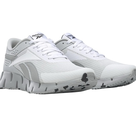 Reebok White and Gray Running Shoes - Picture 7 of 10